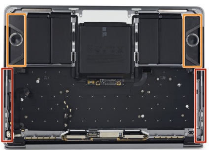 Szétszerelése laptop Apple MacBook Pro touch bár panel azt mutatta, hogy a készülék még jobb lesz