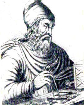 Abstract ókori görög tudós és matematikus Archimedes