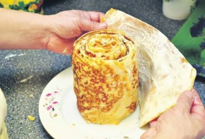Recept saláta palacsinta füstölt csirke (saláta) Saláta recept palacsinta füstölt csirke