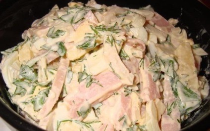 Recept saláta tintahal tojással (saláta) Recept saláta tintahal tojással