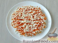 Recept saláta rakott alma és csirke (alma saláta) Puff recept saláta, alma és egy csirke
