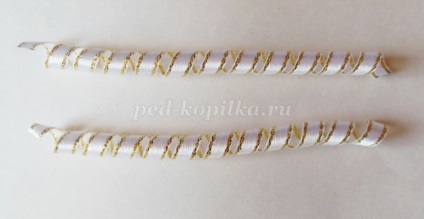 Gum spirálja szatén szalagokkal (munkavédelmi szabályok) Gum spirálja szatén szalagokkal
