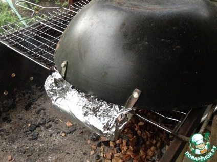 Hot füstölt hal szántóföldi körülmények között