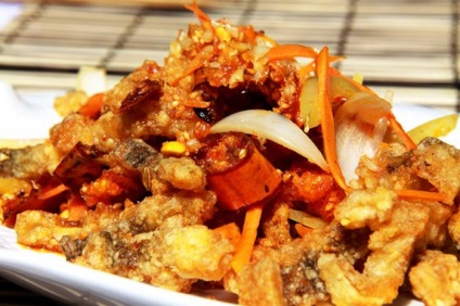 Fish édes-savanyú mártással kínai