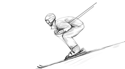 Ábrák sportolók állapotok ceruza (sportolók) Ábra sportolók fokozatosan ceruzával