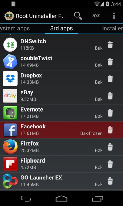 Root uninstaller (root) gyökér eltávolító