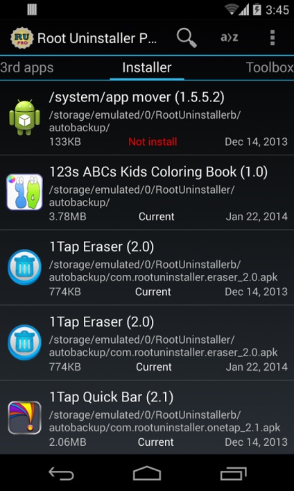 Root uninstaller (root) gyökér eltávolító