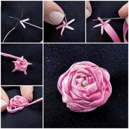 Roses a szalagok saját kezűleg (szalagok) Rózsák a szalagok saját kezűleg