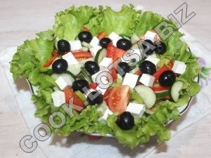 Görög saláta - finom házi lépésre recept fotók