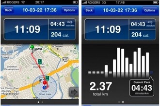 Legnépszerűbb sport gps-tracker for OS android RunKeeper, Endomondo Sports Tracker, adidas