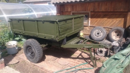 Házi trailer UAZ saját kezűleg (házi trailer UAZ kezével) Házi trailer UAZ saját kezűleg
