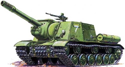 Önjáró tüzérség telepítés MIS-152 - leírás (vágás speciális keret) Önjáró tüzérség szerelhető ISU-152 - Leírás