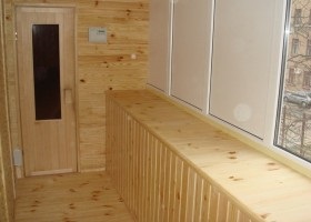 Szauna az erkélyen kezével (mini szauna) Szauna az erkélyen kezével