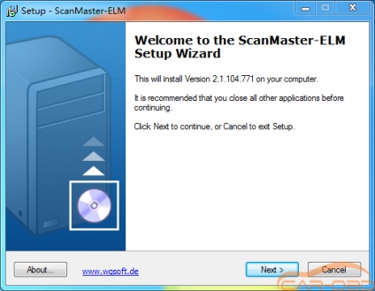 Scanmaster elm v (alapértelmezett Program Files mappa) Scanmaster elm v