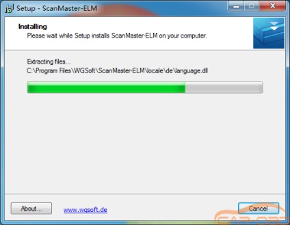 Scanmaster elm v (alapértelmezett program mappa) Scanmaster elm v