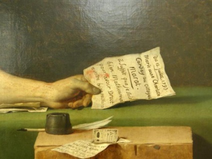 Halál a Marat „- egy kép a zseniális David (Dávid) Halál a Marat „- ragyogó képet Dávid