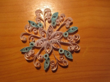 Hópehely a szakterületen Kvilling (életkor tanárok) Hópelyhek Quilling technikák