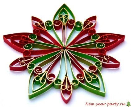 Hópelyhek Quilling technikával - élénk képet ötletek és programok! (Technika) Hópelyhek Quilling technikával - élénk képet ötletek és programok!