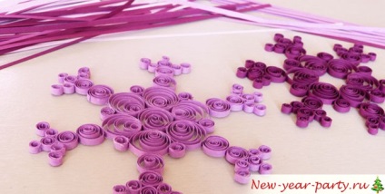 Hópelyhek Quilling technikával - élénk képet ötletek és programok! (Hópelyhek) Hópelyhek Quilling technikával - élénk képet ötletek és programok!
