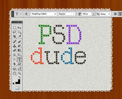 Olyan hatást keresztszemes Photoshop (Kereszt hímzés hatás) Készítsen keresztszemes hatása a Photoshop