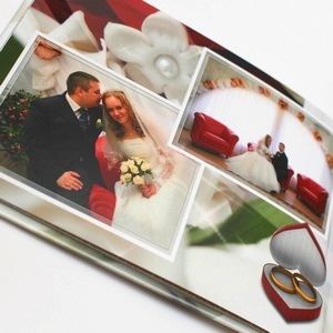 Létrehozása esküvői könyv a kezüket dekoráció esküvői fotók, és így, a nyomtatás
