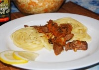 Sajtos spagetti-lépésben előállítására (nyers) Sajtos spagetti-lépésre főzés