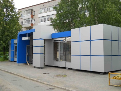 Helyhez bazár (stacionárius) Álló kereskedelmi pavilon