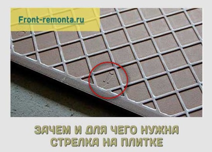 A nyíl a kerámia, miért és mit kell csinálni vele (nyíl csempe) A nyíl a kerámia, miért és mit kell tenni