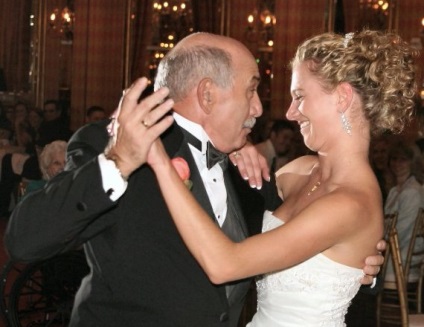 Apa és lánya tánc az esküvőn
