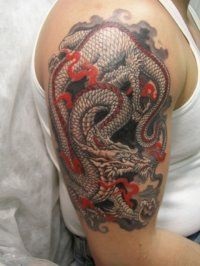 Sárkány Tattoo - fotó 50 (tetoválás vörös sárkány) Sárkány Tattoo - fotó 50