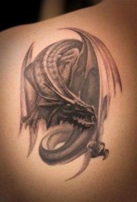 Sárkány Tattoo - fotó 50 (sárkány tetoválás a karján) Sárkány Tattoo - fotó 50
