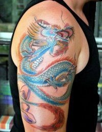 Sárkány Tattoo - fotó 50 (hogyan kell felhívni a sárkány tetoválás) Sárkány Tattoo - fotó 50