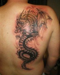 Sárkány Tattoo - fotó 50 (sárkány tetoválás a csípő) Sárkány Tattoo - fotó 50