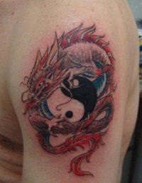 Sárkány Tattoo - fotó 50 (hogyan kell felhívni a sárkány tetoválás) Sárkány Tattoo - fotó 50
