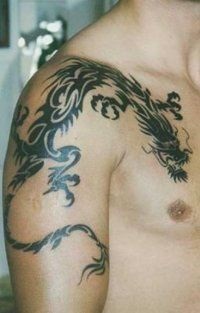 Sárkány Tattoo - fotó 50 (hogyan kell felhívni a sárkány tetoválás) Sárkány Tattoo - fotó 50