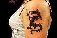Sárkány Tattoo - fotó 50 (sárkány tetoválás a vállán) Sárkány Tattoo - fotó 50
