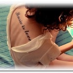 Tattoo betűk transzfer, tetoválás betűkkel lányok, fiesta - része a nyaralás!