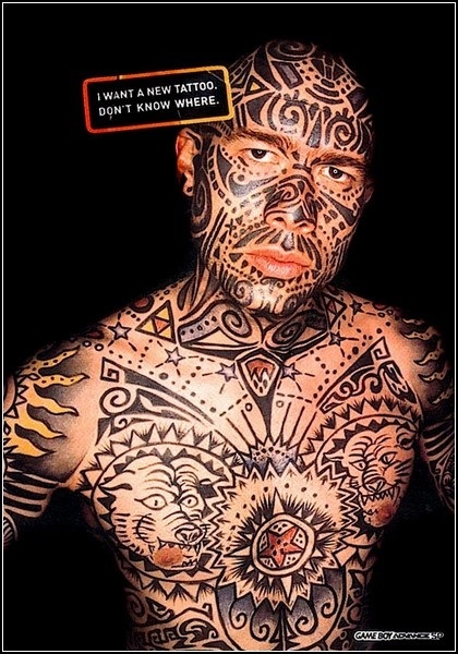 Tetoválás hirdetési portált a marketing és a reklám
