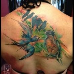 Tattoo fecske érték, fotók, vázlatok (vázlatok) Tattoo fecske érték, és a fénykép miniatűr