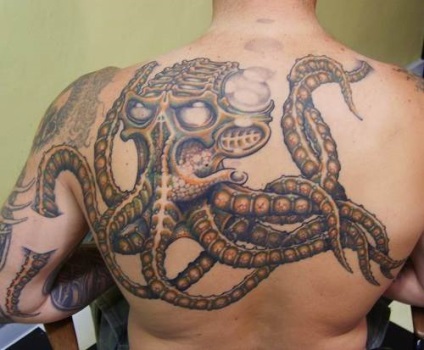 Tattoo polip (Octopus tetoválás fotó) polip tetoválás