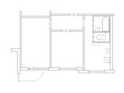 A típusú apartman elrendezése