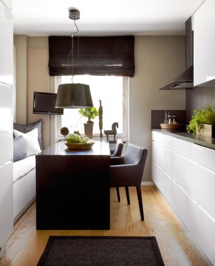 Top 12 legjobb modern kis konyhákban - fotók belsőépítészeti