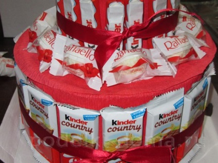 Kinder Meglepetés torta (fotó és a mester osztály), egy doboz ötletek és műhelyek