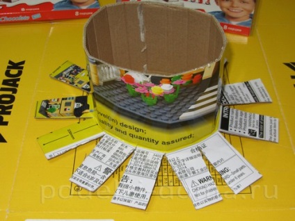 Kinder Meglepetés torta (fotó és a mester osztály), egy doboz ötletek és műhelyek