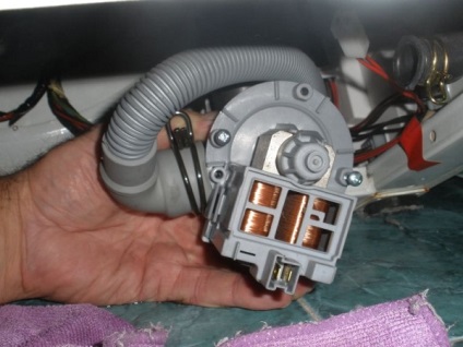 A szivattyú készülék mosógép működési elve Pump