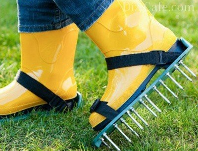 Lawn Care fésülés, levegőztetés, műtrágyázás, talajtakarás, kaszálás