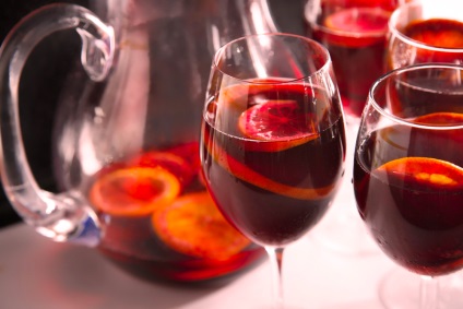 Bor sangria íze szieszta (legjobb sangria) Bor sangriát íze szieszta