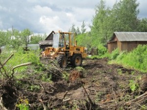 Önterülő földterület építési házak (lay-align elővárosi földterület az építési saját kezét dolgozni a talajba ágynemű videó) Szintezés földterület építési házak