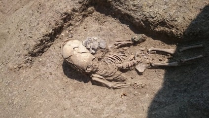 A Krím-félszigeten Az ásatás során a régészek talált „idegen”