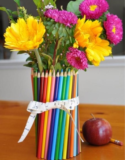 Az iskolában virágok egy csokor ötleteket szeptember 1 - szeptember 1